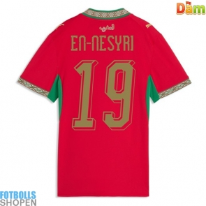 Billiga Marocko Youssef En-Nesyri #19 Hemmatröja Dam VM 2026 Kortärmad
